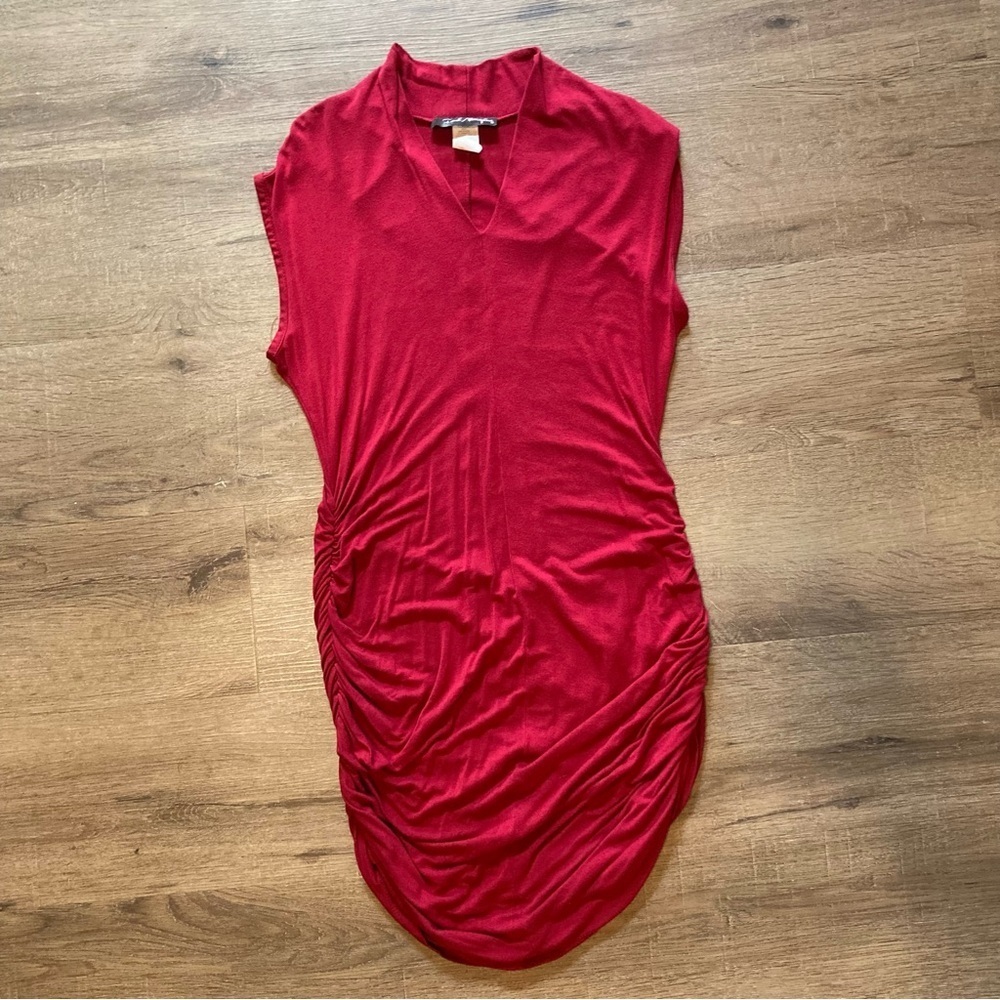 French Atmosphere Red Dress L EUC